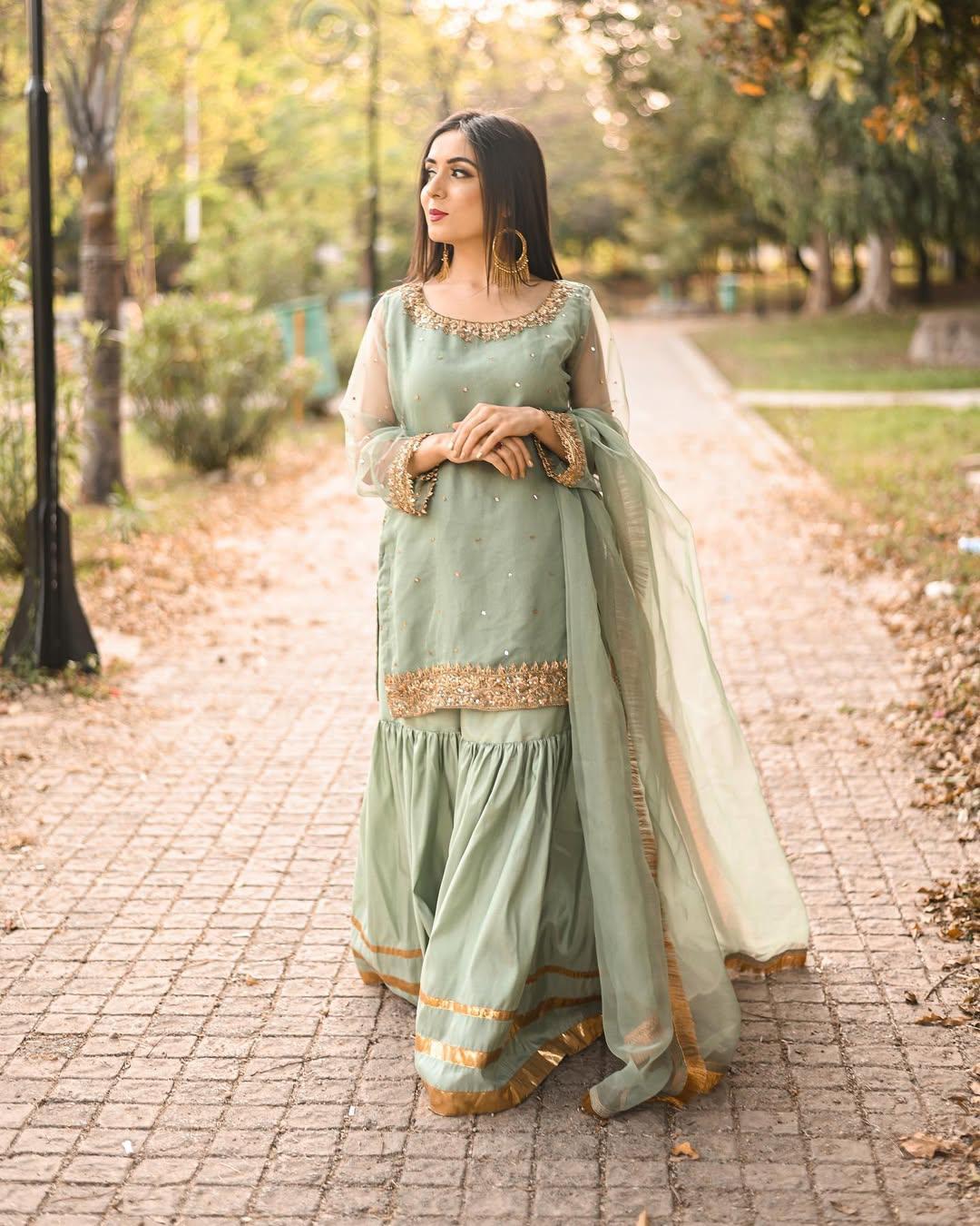 Fasan E Ishq(Pastel green) Taanka 